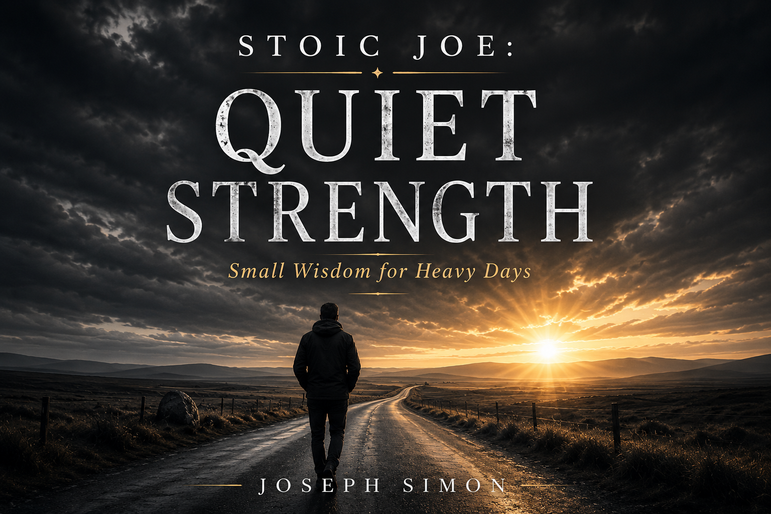 Stoic Joe Quiet Strength reflective book artwork